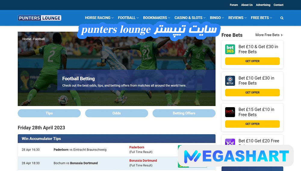 سایت تیپستر punters lounge