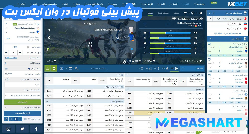پیش بینی فوتبال در وان ایکس بت
