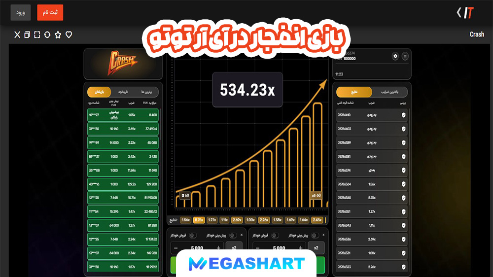 بازی انفجار در آی آر توتو